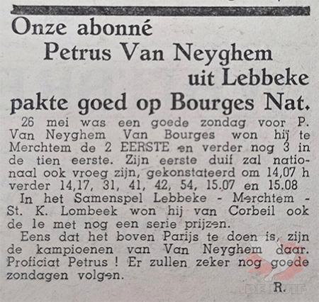 Aandacht voor een trouwe "abonné". Aandacht voor een trouwe "abonné".