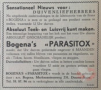 De Duif van 6 juni 1956. De Duif van 6 juni 1956.