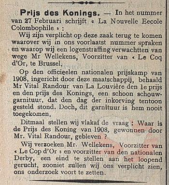 De Duif van 7 april 1921. De Duif van 7 april 1921.