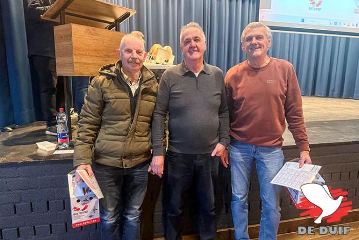De winnaars van de loterij: Karel Breedijk (links) en Jef de Kok (rechts).