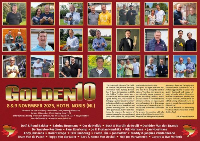 Announcement Golden Ten 2025 Announcement Golden Ten 2025