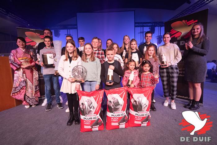 De winnaars van de Gouden Duif Junior 2022!
