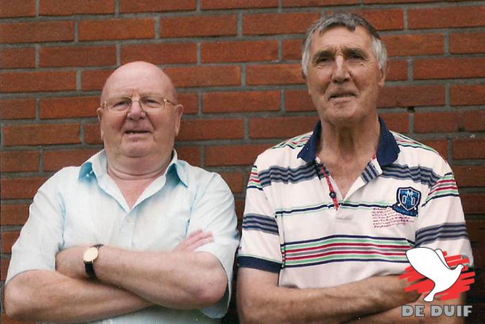 Jef Nuyens en René Druyts. Jef Nuyens en René Druyts.