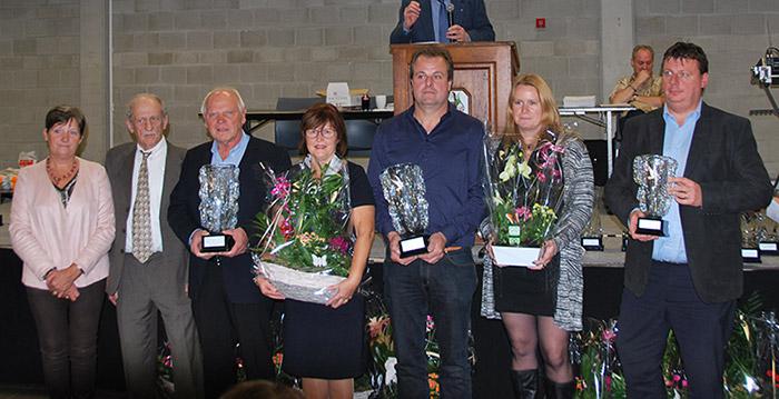 Algemene Kampioenen grote halve fond Union Antwerpen : 1. André Roodhooft, 2. Danny Van Dyck, 3. Peeters-Van Crombruggen