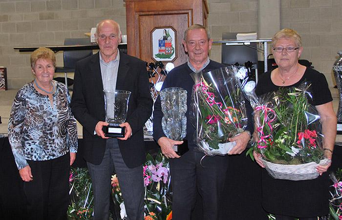 Diverse kampioenen fond : Jos Joossen (1e algemeen), Frans Van den Eynde, Leo Antonissen