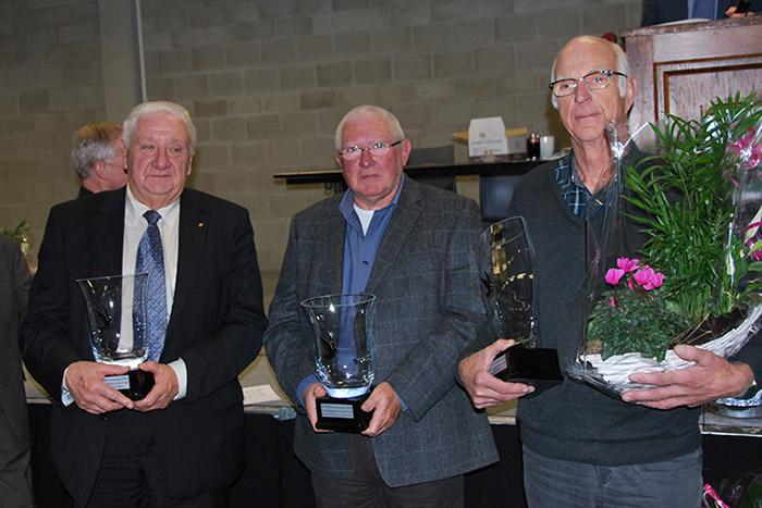 Algemeen Kampioen grote fond : 1. Roger Mollen, 2. Ludovicus Van de Wouwer, 3. Paul & Dave Vets