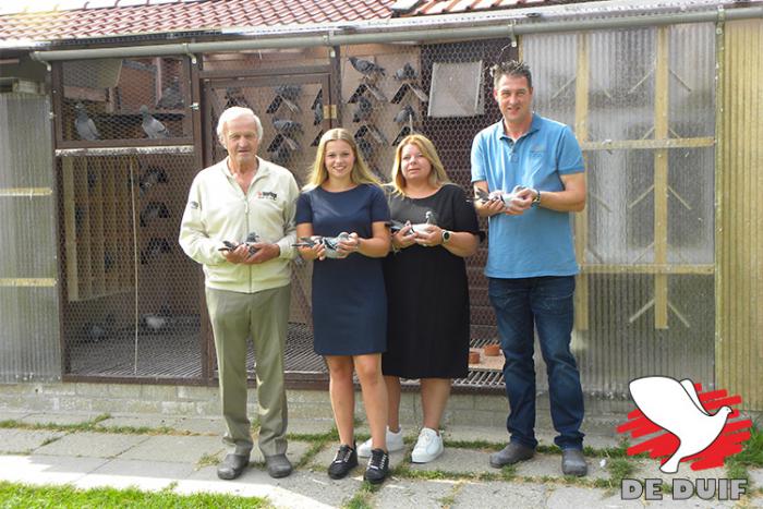 Gwen van de Merwe bekroont een sterk jonge duivenseizoen met 1e en 3e Nat. S2 Melun 8893 d. Gwen van de Merwe bekroont een sterk jonge duivenseizoen met 1e en 3e Nat. S2 Melun 8893 d.