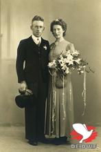 Cornelis Koopman en Jansje Keen traden op 27 maart 1945 in het huwelijk !