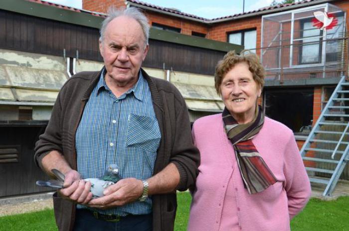 Georges en Denise... zij sloten een schitterende carrière af met de titel van 1e Algemeen Kampioen Belgische Verstandhouding.