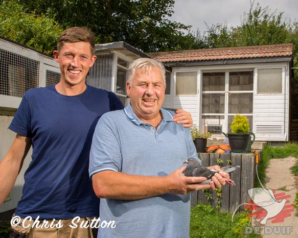 Dave & James Novis, 1st young birds Guernsey BICC.