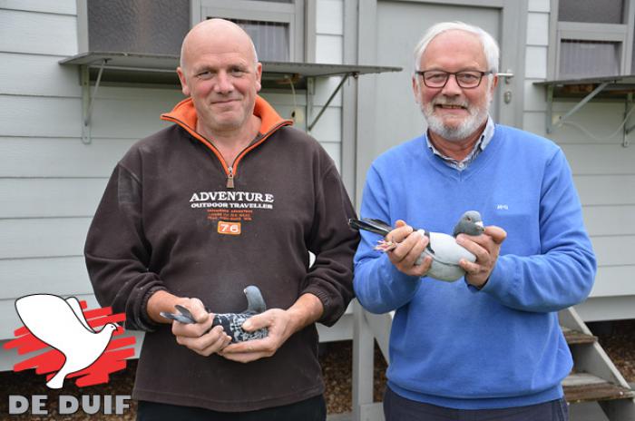 Marijn Laureyns (l) en Freddy De Jaeger (r). Zij werden in 2014 de blikvangers van de nationale kampioenschappen.