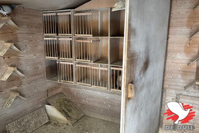 De binnenkant van het tuinhuis waar de jongen gehuisvest zijn, de schuifdeur is duidelijk zichtbaar op de foto. De binnenkant van het tuinhuis waar de jongen gehuisvest zijn, de schuifdeur is duidelijk zichtbaar op de foto.