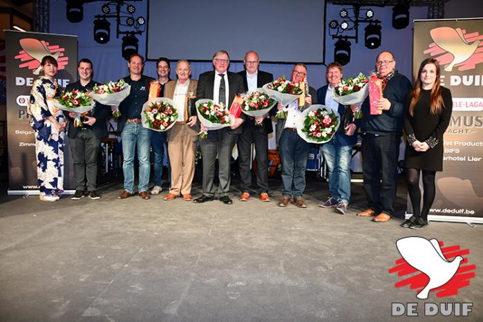 Sponsors van de Gouden Duif: Christian Seiffert (Belgavet), Armand Scheers (ASBM Studios / videopresentatie), Mathieu De Clippel (Versele-Laga), Theo Puttemans (Brouwerij Haacht), Louis Vollebregt (bloemen) en Ferdi Vandersanden (BIFS).