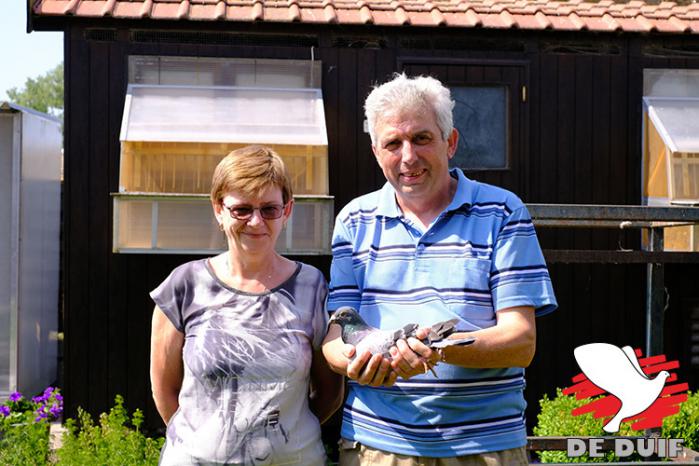 Wilfried Heindryckx en zijn vrouw Linda Loose. (fotografie: Yellow Pigeons)