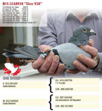 BE15-2168938 "Den 938"