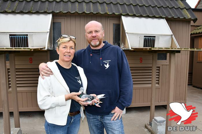 Chantal en Anthony vormen een formidabel team. Ze werden 1e Nationaal Kampioen Grote halve fond oude en jaarse KBDB 2021.