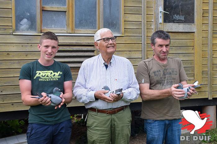 Het trio dat schuil gaat achter de naam Olivier Poussart: Justin, Paul Santens en Olivier. Drie generaties die elkaar vinden in een gezamenlijke passie.