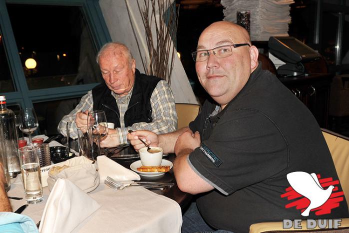 Günter mit seinem guten Freund Richard Van der Horst.