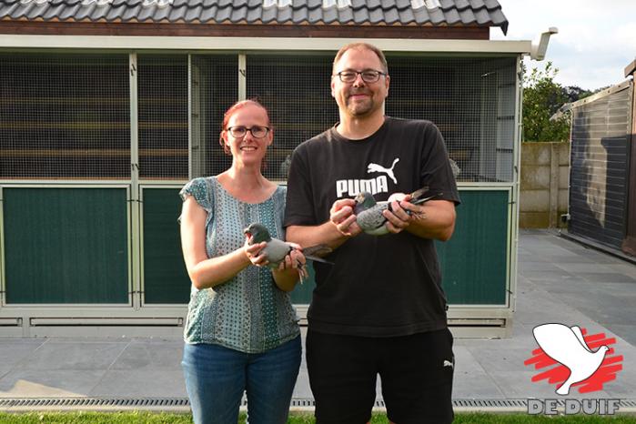 Een fantastische dubbelslag voor de tandem Van den Abbeel-Van Paesschen op La Souterraine!