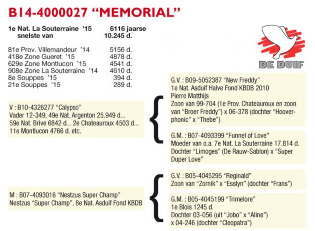 B14-4000027 MEMORIAL