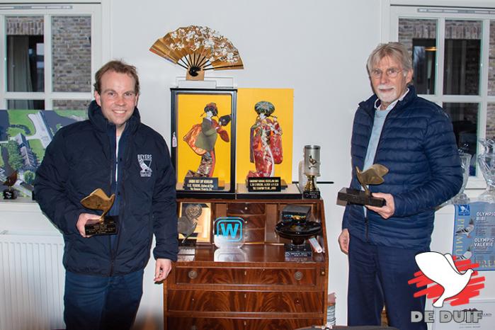 Gerard en Bas wonnen in 2003 en 2007 op hun minihok in Alphen a/d Rijn al tweemaal de Gouden Duif. Nu in 2020 winnen ze voor de derde keer, en voor het eerst op de hokken in Reeuwijk! 