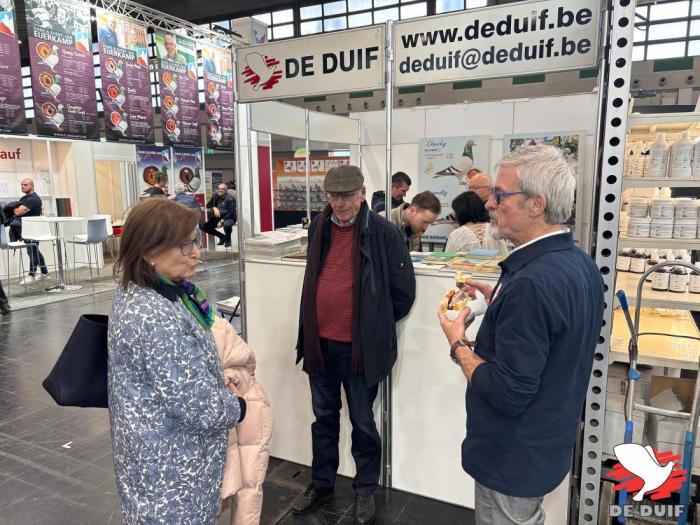 De beurs op de Olympiade op vrijdag.