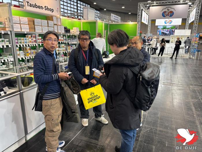 De beurs op de Olympiade op vrijdag.