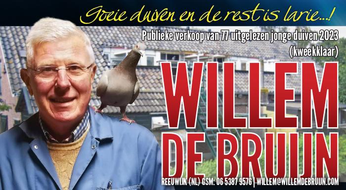 Aankondiging Willem de Bruijn