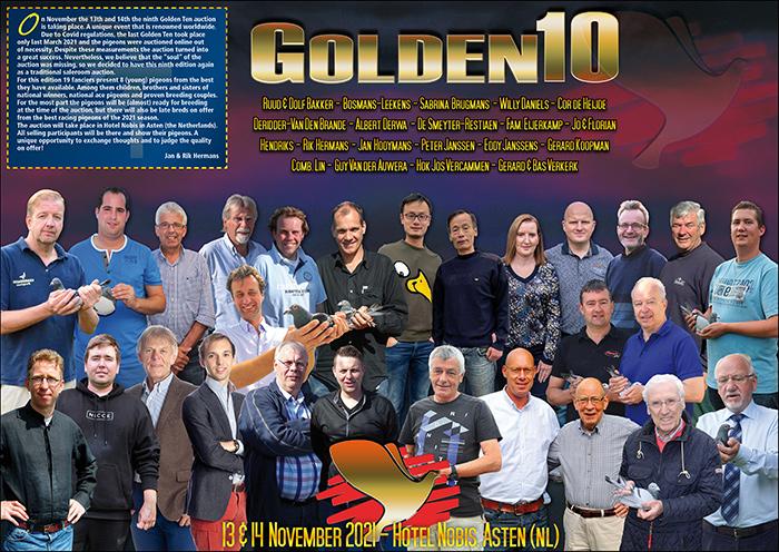 Golden Ten 2021 announcement