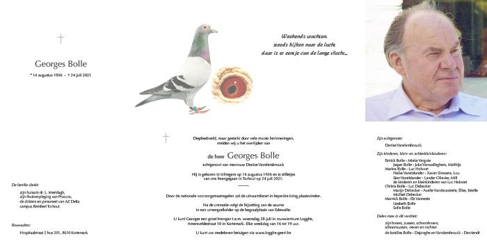 Georges Bolle overleden