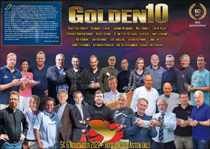Golden 10 Ten 2022 Announcement