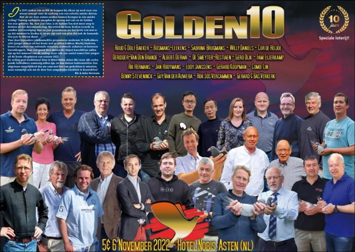 Golden 10 Ten 2022 aankondiging