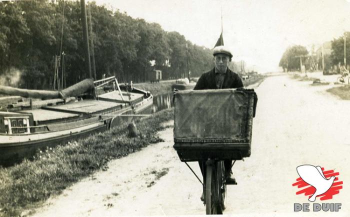 Cornelis op de bakfiets.