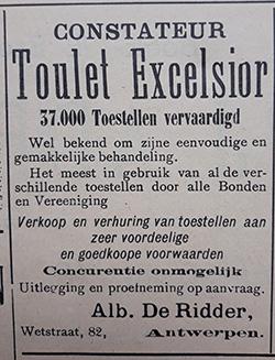 Advertentie uit De Duif van 1914