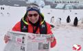 Rudy De Clerc leest samen met de pinguïns op Antarctica!