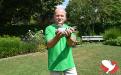 Stephan Machiels met zijn nationale winnares "Serena".