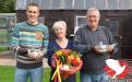 V.l.n.r. Lars, Mieke en Raf Luyckx of het succesvolle team achter de tandem Raf & Lars Luyckx.