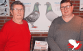 Bert (l) en Roger (r): Gouden Duif-winnaars Nederland 2018, met op de achtergrond de twee Chateauroux-broers (1e en 2e Nat.).