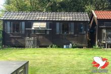 De hokken van Team Kallen in Duisburg.