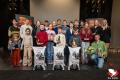 Het podium van de Gouden Duif Junior 2025.