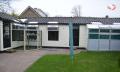 De piekfijne, zelfgebouwde, hokinstallatie.