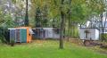 Prima hokken tussen de bomen, en bovendien kurkdroog !