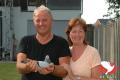 Luc Van Dijck toont de nationale winnares.